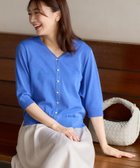 【リフレクト/Reflect】の【WEB先行カラーあり/手洗い可】六分袖カーディガン 人気、トレンドファッション・服の通販 founy(ファニー) ファッション Fashion レディースファッション WOMEN トップス・カットソー Tops/Tshirt カーディガン Cardigans イエロー Yellow オーガニック Organic カーディガン Cardigan シルク Silk 定番 Standard 夏 Summer エレガント 上品 Elegant thumbnail ブルー|ID: prp329100004564239 ipo3291000000032277934