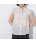 【エヌ ナチュラルビューティーベーシック/N.Natural Beauty basic】のビスチェレイヤードフレンチスリーブシャツ オフ1|ID: prp329100004564241 ipo3291000000032692634