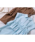 【エヌ ナチュラルビューティーベーシック/N.Natural Beauty basic】のビスチェレイヤードフレンチスリーブシャツ ブルー|ID: prp329100004564241 ipo3291000000032692635