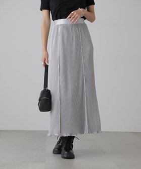 【フリーズマート/FREE'S MART】の配色メローカットソープリーツスカート 人気、トレンドファッション・服の通販 founy(ファニー) ファッション Fashion レディースファッション WOMEN スカート Skirt プリーツスカート Pleated Skirts コンパクト Compact サテン Satin バランス Balance プリーツ Pleats 今季 This Season |ID:prp329100004564268