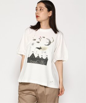 【スーパーハッカ/SUPER HAKKA】のSUPER HAKKA×オバタクミ「サーカスがやってくる」プリント+刺繍Tシャツ 人気、トレンドファッション・服の通販 founy(ファニー) ファッション Fashion レディースファッション WOMEN トップス・カットソー Tops/Tshirt シャツ/ブラウス Shirts/Blouses ロング / Tシャツ T-Shirts イタリア Italy キャラクター Character スリーブ Sleeve フランス France フロント Front プリント Print |ID:prp329100004564269