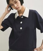 【アダム エ ロペ/ADAM ET ROPE'】の【一部WEB限定カラー】・【サステナブル】コクーンスリーブポロシャツ 人気、トレンドファッション・服の通販 founy(ファニー) ファッション Fashion レディースファッション WOMEN トップス・カットソー Tops/Tshirt シャツ/ブラウス Shirts/Blouses ポロシャツ Polo Shirts 春 Spring 洗える Washable コンパクト Compact スラックス Slacks ボトム Bottom ボーダー Border ポケット Pocket ポロシャツ Polo Shirt ワイド Wide S/S・春夏 Ss・Spring/Summer おすすめ Recommend 夏 Summer 2025年 2025 2025春夏・S/S Ss,Spring/Summer,2025 thumbnail ネイビー(40)|ID: prp329100004564271 ipo3291000000032278277