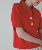 【アダム エ ロペ/ADAM ET ROPE'】の【一部WEB限定カラー】・【サステナブル】コクーンスリーブポロシャツ 人気、トレンドファッション・服の通販 founy(ファニー) ファッション Fashion レディースファッション WOMEN トップス・カットソー Tops/Tshirt シャツ/ブラウス Shirts/Blouses ポロシャツ Polo Shirts 春 Spring 洗える Washable コンパクト Compact スラックス Slacks ボトム Bottom ボーダー Border ポケット Pocket ポロシャツ Polo Shirt ワイド Wide S/S・春夏 Ss・Spring/Summer おすすめ Recommend 夏 Summer 2025年 2025 2025春夏・S/S Ss,Spring/Summer,2025 thumbnail レッド(60)|ID: prp329100004564271 ipo3291000000032278278