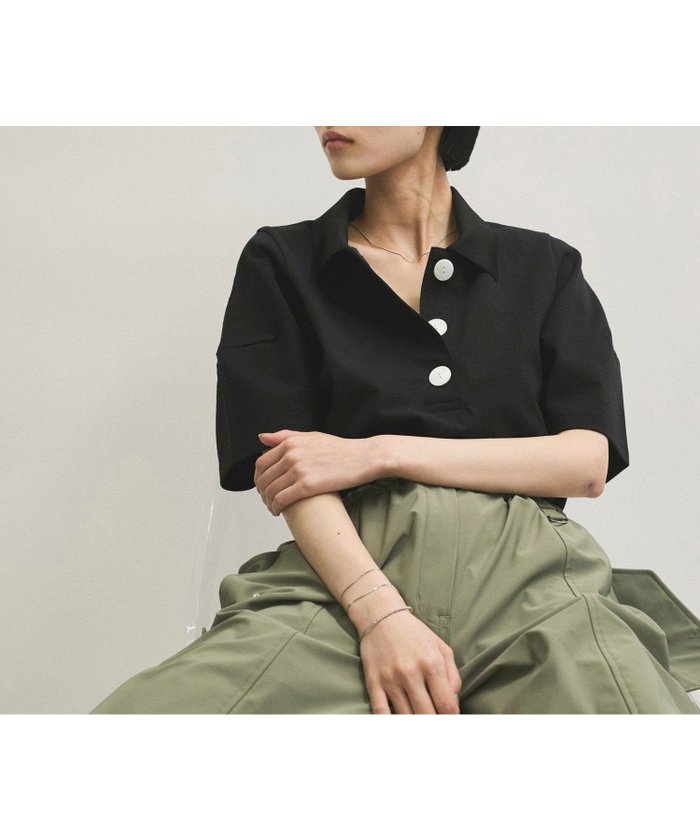 【アダム エ ロペ/ADAM ET ROPE'】のコクーンスリーブポロシャツ インテリア・キッズ・メンズ・レディースファッション・服の通販 founy(ファニー) https://founy.com/ ファッション Fashion レディースファッション Ladies' Fashion Online トップス・カットソー Tops/Tshirt シャツ/ブラウス Shirts/Blouses ポロシャツ Polo Shirts 春 Spring 洗える Washable コンパクト Compact スラックス Slacks ボトム Bottom ボーダー Border ポケット Pocket ポロシャツ Polo Shirt ワイド Wide S/S・春夏 Ss・Spring/Summer おすすめ Recommend 夏 Summer 2025年 2025 2025春夏・S/S Ss,Spring/Summer,2025 |ID: prp329100004564271 ipo3291000000032645638