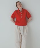 【アダム エ ロペ/ADAM ET ROPE'】のコクーンスリーブポロシャツ レッド(60)|ID: prp329100004564271 ipo3291000000033505660