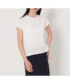 【ユナイテッドアローズ/UNITED ARROWS】のD.O UNITED ARROWS BY DAISUKE OBANA for WOMEN II+ FRENCH/SL CREW TEE/Tシャツ 人気、トレンドファッション・服の通販 founy(ファニー) ファッション Fashion レディースファッション Fashion for Women トップス・カットソー Cut & Sew Tops シャツ・ブラウス・オフィスカジュアル Elegant Blouses & Button-Ups ロングTシャツ・Tシャツ Longline T-Shirts & Tees インナー Innerwear エレガント 上品 Elegant コレクション Collection, Seasonal Line コンパクト Compact, Small Size サテン Satin, Glossy Fabric ジャケット Jacket, Outerwear スリーブ Sleeve, Long Sleeve / Short Sleeve セットアップ Set-Up, Coordinated Outfit ドレープ Drape, Draping Fabric 定番 Standard, Basic Item フラット Flat, Flat Shoes フレンチ French, French Style ルーズ Loose, Oversized ワイド Wide, Wide Fit おすすめ Recommended / Our Picks |ID:prp329100004564277