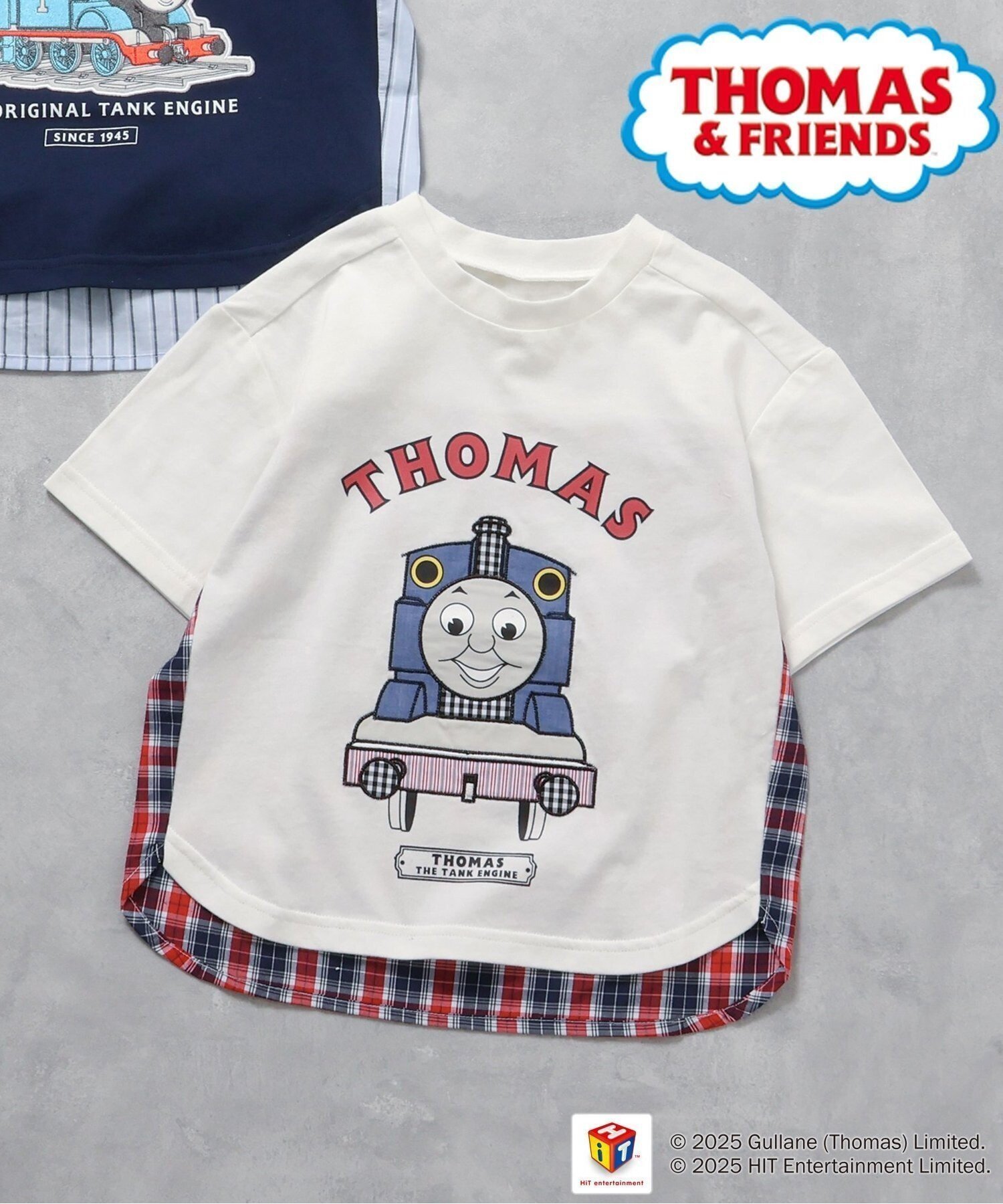 【その他のブランド/Other】のきかんしゃトーマス ドッキングTシャツ インテリア・キッズ・メンズ・レディースファッション・服の通販 founy(ファニー) 　ファッション　Fashion　キッズファッション　KIDS　おすすめ　Recommend　コレクション　Collection　シンプル　Simple　ドッキング　Docking　ボトム　Bottom　オフホワイト|ID: prp329100004564281 ipo3291000000032278432