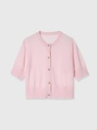【エイミーイストワール/eimy istoire】のハーフスリーブシアーニットカーデ 人気、トレンドファッション・服の通販 founy(ファニー) ファッション Fashion レディースファッション WOMEN トップス・カットソー Tops/Tshirt ニット Knit Tops アクセサリー Accessories カーディガン Cardigan キャミワンピース Cami Dress コンパクト Compact シアー Sheer シンプル Simple ビスチェ Bustier フロント Front ボトム Bottom ラウンド Round エレガント 上品 Elegant 夏 Summer thumbnail PINK|ID: prp329100004564317 ipo3291000000032278856