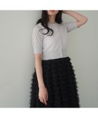 【エイミーイストワール/eimy istoire】のハーフスリーブシアーニットカーデ 人気、トレンドファッション・服の通販 founy(ファニー) ファッション Fashion レディースファッション WOMEN トップス・カットソー Tops/Tshirt ニット Knit Tops アクセサリー Accessories カーディガン Cardigan キャミワンピース Cami Dress コンパクト Compact シアー Sheer シンプル Simple ビスチェ Bustier フロント Front ボトム Bottom ラウンド Round エレガント 上品 Elegant 夏 Summer thumbnail LAVENDER|ID: prp329100004564317 ipo3291000000032278859