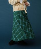 【その他のブランド/Other】のチェック ロング Aライン スカート GREEN|ID: prp329100004564324 ipo3291000000032278958