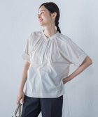 【ロートレ アモン/LAUTRE AMONT】の【WEB限定】ライクアウーヴンバンドカラーブラウス≪洗濯機で洗える≫ 人気、トレンドファッション・服の通販 founy(ファニー) ファッション Fashion レディースファッション Fashion for Women トップス・カットソー Cut & Sew Tops シャツ・ブラウス・オフィスカジュアル Elegant Blouses & Button-Ups 洗える Machine Washable カットソー Cut and Sewn Top バランス Balance, Style Balance ボトム Bottoms, Lower Wear thumbnail オフホワイト|ID: prp329100004564330 ipo3291000000032712711