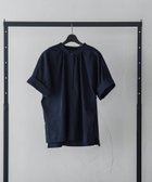 【ロートレ アモン/LAUTRE AMONT】の【WEB限定】ライクアウーヴンバンドカラーブラウス≪洗濯機で洗える≫ 人気、トレンドファッション・服の通販 founy(ファニー) ファッション Fashion レディースファッション Fashion for Women トップス・カットソー Cut & Sew Tops シャツ・ブラウス・オフィスカジュアル Elegant Blouses & Button-Ups 洗える Machine Washable カットソー Cut and Sewn Top バランス Balance, Style Balance ボトム Bottoms, Lower Wear thumbnail ネイビー|ID: prp329100004564330 ipo3291000000032712712