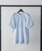 【ロートレ アモン/LAUTRE AMONT】の【WEB限定】ライクアウーヴンバンドカラーブラウス≪洗濯機で洗える≫ 人気、トレンドファッション・服の通販 founy(ファニー) ファッション Fashion レディースファッション Fashion for Women トップス・カットソー Cut & Sew Tops シャツ・ブラウス・オフィスカジュアル Elegant Blouses & Button-Ups 洗える Machine Washable カットソー Cut and Sewn Top バランス Balance, Style Balance ボトム Bottoms, Lower Wear thumbnail ライトブルー|ID: prp329100004564330 ipo3291000000032712715
