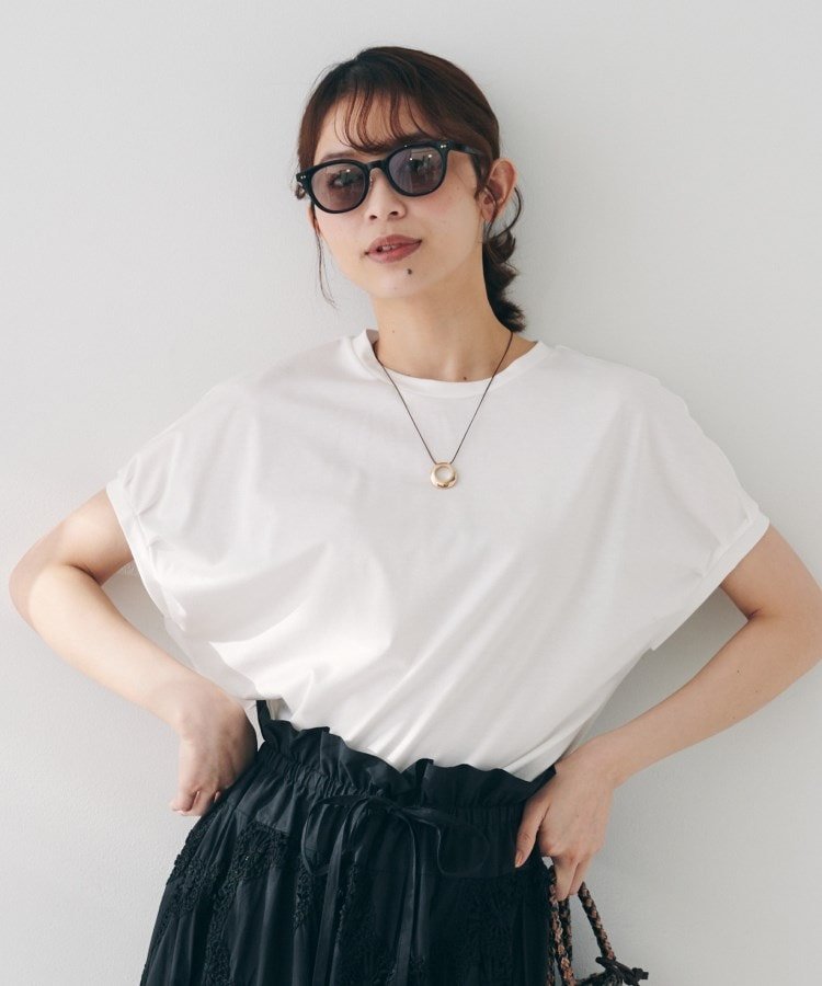 【アンタイトル/UNTITLED】の【体型カバー/洗える】スリーブミニタックプルオーバー 人気、トレンドファッション・服の通販 founy(ファニー) 　ファッション　Fashion　レディースファッション　Fashion for Women　トップス・カットソー　Cut & Sew Tops　カジュアルプルオーバー・ニットトップス　Pullovers & Knit Tops / Casual Pullovers　スリーブ　Sleeve, Long Sleeve / Short Sleeve　フレンチ　French, French Style　エレガント 上品　Elegant　洗える　Machine Washable　 other-1|ID: prp329100004564348 ipo3291000000032971828