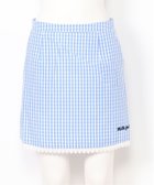 【ミルクフェド/MILKFED.】のMILKFED/GINGHAM MINI SKIRT 人気、トレンドファッション・服の通販 founy(ファニー) ファッション Fashion レディースファッション WOMEN スカート Skirt ミニスカート Mini Skirts おすすめ Recommend ガーリー Girly ギンガム Gingham スリーブ Sleeve チェック Check フリル Frills ポケット Pocket ミニスカート Mini Skirt thumbnail LtBLUE|ID: prp329100004564405 ipo3291000000032279644