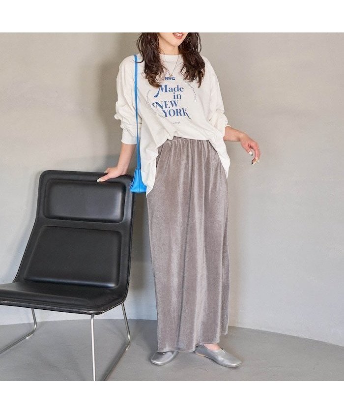 【フリークスストア/FREAK'S STORE】のシアー フロッキー スリット スカート【限定展開】 25SS インテリア・キッズ・メンズ・レディースファッション・服の通販 founy(ファニー) 　ファッション　Fashion　レディースファッション　WOMEN　スカート　Skirt　2025年　2025　2025春夏・S/S　Ss,Spring/Summer,2025　シアー　Sheer　スリット　Slit　タイトスカート　Tight Skirt　トレンド　Trend　ベロア　Velor　メッシュ　Mesh　今季　This Season　夏　Summer　S/S・春夏　Ss・Spring/Summer　チャコールグレー|ID: prp329100004564418 ipo3291000000032480359