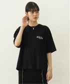 【ミルクフェド/MILKFED.】のPRETZEL WIDE S/S TEE MILKFED. 人気、トレンドファッション・服の通販 founy(ファニー) ファッション Fashion レディースファッション WOMEN ギンガム Gingham チェック Check フロント Front プリント Print リボン Ribbon ワイド Wide 夏 Summer S/S・春夏 Ss・Spring/Summer thumbnail BLACK|ID: prp329100004564421 ipo3291000000032279781
