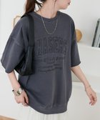 【ディスコート/Discoat】の【WEB限定】ピグメントカットオフロゴスウェット《ユニセックス》 チャコールグレー|ID: prp329100004564422 ipo3291000000032728120