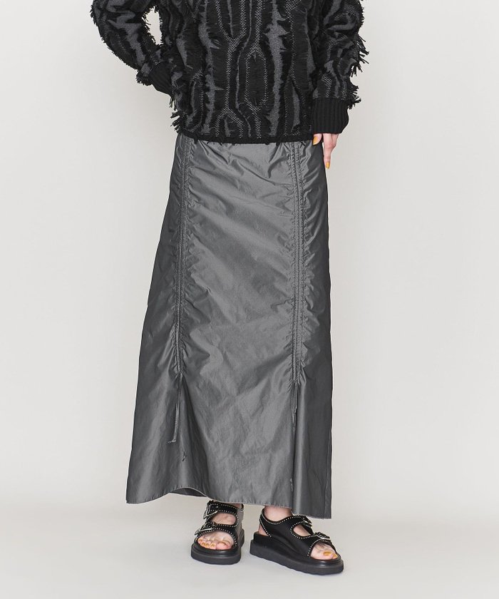 【その他のブランド/Other】のASTRAET タフタ タテドロー フレアスカート インテリア・キッズ・メンズ・レディースファッション・服の通販 founy(ファニー) https://founy.com/ ファッション Fashion レディースファッション WOMEN スカート Skirt Aライン/フレアスカート Flared A-Line Skirts ギャザー Gather シアー Sheer シャンブレー Chambray シャーリング Shirring スウェット Sweat ストリング String タフタ Taffeta パーカー Hoodie フェミニン Feminine フラット Flat フレア Flare ラッセル Russell |ID: prp329100004564467 ipo3291000000032280057