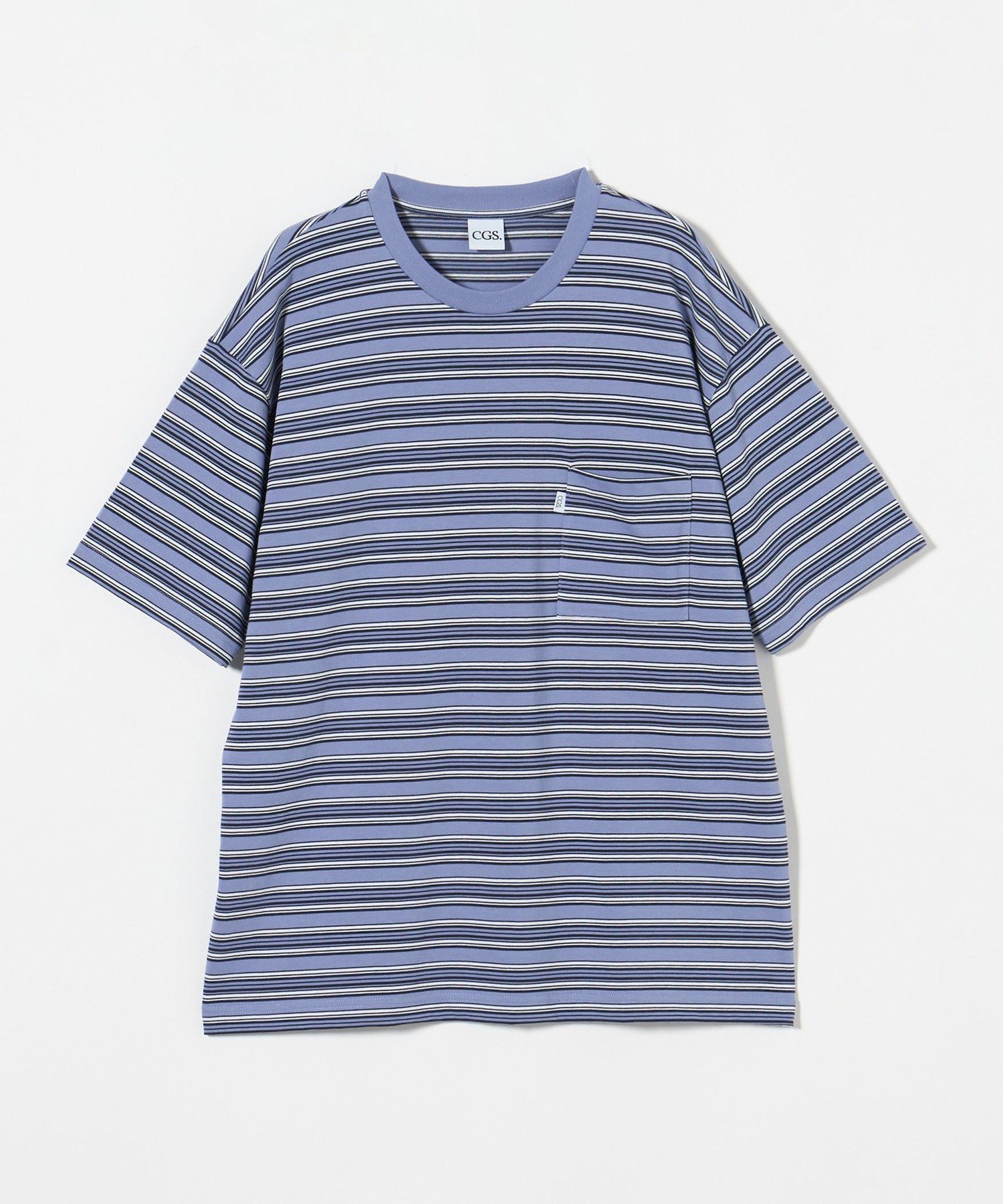 【ビューティ&ユース ユナイテッドアローズ/BEAUTY&YOUTH / UNITED ARROWS】のCGS. オーガニックコットン ボーダー 1ポケット Tシャツ インテリア・キッズ・メンズ・レディースファッション・服の通販 founy(ファニー) 　ファッション　Fashion　レディースファッション　Fashion for Women　トップス・カットソー　Cut & Sew Tops　シャツ・ブラウス・オフィスカジュアル　Elegant Blouses & Button-Ups　ロングTシャツ・Tシャツ　Longline T-Shirts & Tees　インナー　Innerwear　ボーダー　Border, Stripe　ポケット　Pocket, Pocket Detail　TURQUOISE|ID: prp329100004564503 ipo3291000000033631663