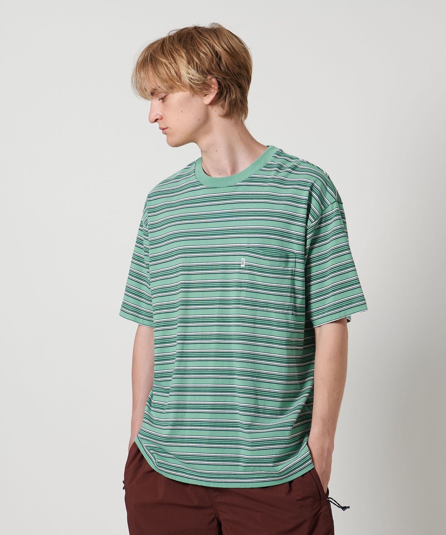 【ビューティ&ユース ユナイテッドアローズ/BEAUTY&YOUTH / UNITED ARROWS】のCGS. オーガニックコットン ボーダー 1ポケット Tシャツ インテリア・キッズ・メンズ・レディースファッション・服の通販 founy(ファニー) 　ファッション　Fashion　レディースファッション　Fashion for Women　トップス・カットソー　Cut & Sew Tops　シャツ・ブラウス・オフィスカジュアル　Elegant Blouses & Button-Ups　ロングTシャツ・Tシャツ　Longline T-Shirts & Tees　インナー　Innerwear　ボーダー　Border, Stripe　ポケット　Pocket, Pocket Detail　KELLY|ID: prp329100004564503 ipo3291000000033631666