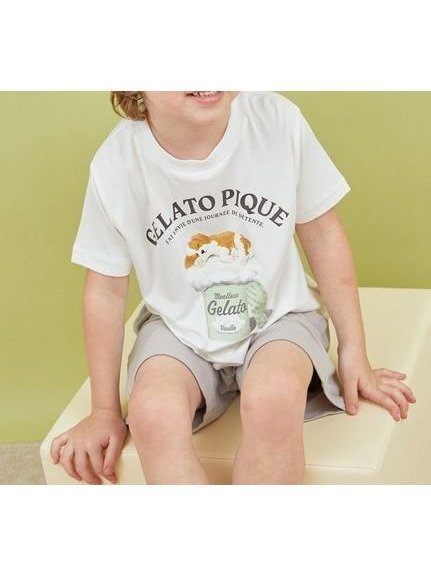 【ジェラート ピケ/gelato pique / KIDS】の【KIDS】スリーピングドッグTシャツ 人気、トレンドファッション・服の通販 founy(ファニー) 　ファッション　Fashion　キッズファッション　Fashion for Kids　ショート　Short, Short Length　プリント　Print, Printed Pattern　ワンポイント　One Point, Statement Accent　犬　Dog　 other-1|ID: prp329100004564526 ipo3291000000032754242
