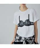 【アダム エ ロペ/ADAM ET ROPE'】のTROMPE LANGELIE BIG TEE 人気、トレンドファッション・服の通販 founy(ファニー) ファッション Fashion レディースファッション Ladies' Fashion Online インナー Inner ジャケット Jacket ブラジャー Bra プリント Print モチーフ Motif ランジェリー Lingerie ルーズ Loose レース Race thumbnail ホワイト(10)|ID: prp329100004564545 ipo3291000000032655702