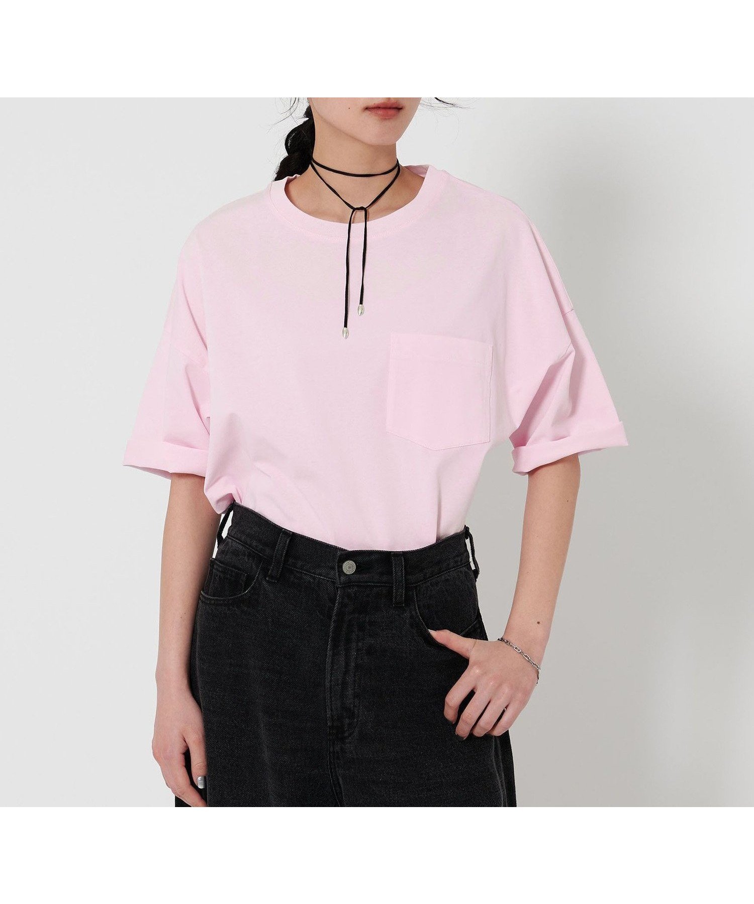 【ビューティ&ユース ユナイテッドアローズ/BEAUTY&YOUTH / UNITED ARROWS】のドルマンスリーブ ポケット Tシャツ -接触冷感- インテリア・キッズ・メンズ・レディースファッション・服の通販 founy(ファニー) 　ファッション　Fashion　レディースファッション　Ladies' Fashion Online　トップス・カットソー　Tops/Tshirt　シャツ/ブラウス　Shirts/Blouses　ロング / Tシャツ　T-Shirts　ショート　Short　シンプル　Simple　スリーブ　Sleeve　ボトム　Bottom　ポケット　Pocket　リラックス　Relax　PINK|ID: prp329100004564670 ipo3291000000032625657