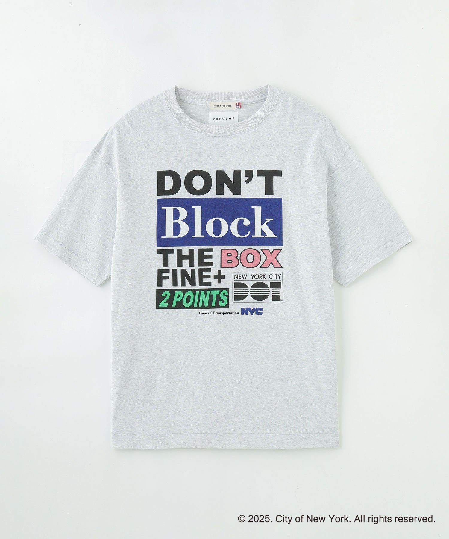 【ローズバッド/ROSE BUD】のCREOLME/GOOD ROCK SPEED/NYC H/S TEE インテリア・キッズ・メンズ・レディースファッション・服の通販 founy(ファニー) 　ファッション　Fashion　レディースファッション　Fashion for Women　ジャケット　Jacket, Outerwear　ニューヨーク　New York, NYC Style　プリント　Print, Printed Pattern　別注　Limited Edition, Custom Order　モチーフ　Motif, Design Theme　GREY|ID: prp329100004564693 ipo3291000000032730112