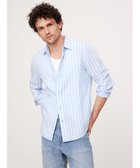 【バナナ リパブリック/BANANA REPUBLIC】のスタンダードフィット スタンダード リネンシャツ 人気、トレンドファッション・服の通販 founy(ファニー) ファッション Fashion レディースファッション WOMEN トップス・カットソー Tops/Tshirt シャツ/ブラウス Shirts/Blouses スタンダード Standard フィット Fit フロント Front リネン Linen thumbnail BLUE_WITH_WHITE_STRIPE|ID: prp329100004564714 ipo3291000000032326006