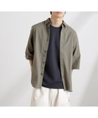 【ナノ ユニバース/nano universe / MEN】のクールマックスリネンレギュラーカラー7分袖 人気、トレンドファッション・服の通販 founy(ファニー) ファッション Fashion メンズファッション Men's Style Online インナー Inner 春 Spring コンビ Combination 吸水 Water Absorption シンプル Simple ジャケット Jacket スタンダード Standard ダウン Down デニム Denim ラウンド Round レギュラー Regular おすすめ Recommend 2025年 2025 2025春夏・S/S Ss,Spring/Summer,2025 thumbnail L.カーキ1|ID: prp329100004564791 ipo3291000000032673975