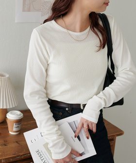 【ディスコート/Discoat】の【WEB限定】リブシアーロングスリーブ 人気、トレンドファッション・服の通販 founy(ファニー) ファッション Fashion レディースファッション Fashion for Women おすすめ Recommended / Our Picks シアー Sheer, See-Through フィット Fit, Slim Fit |ID:prp329100004564831