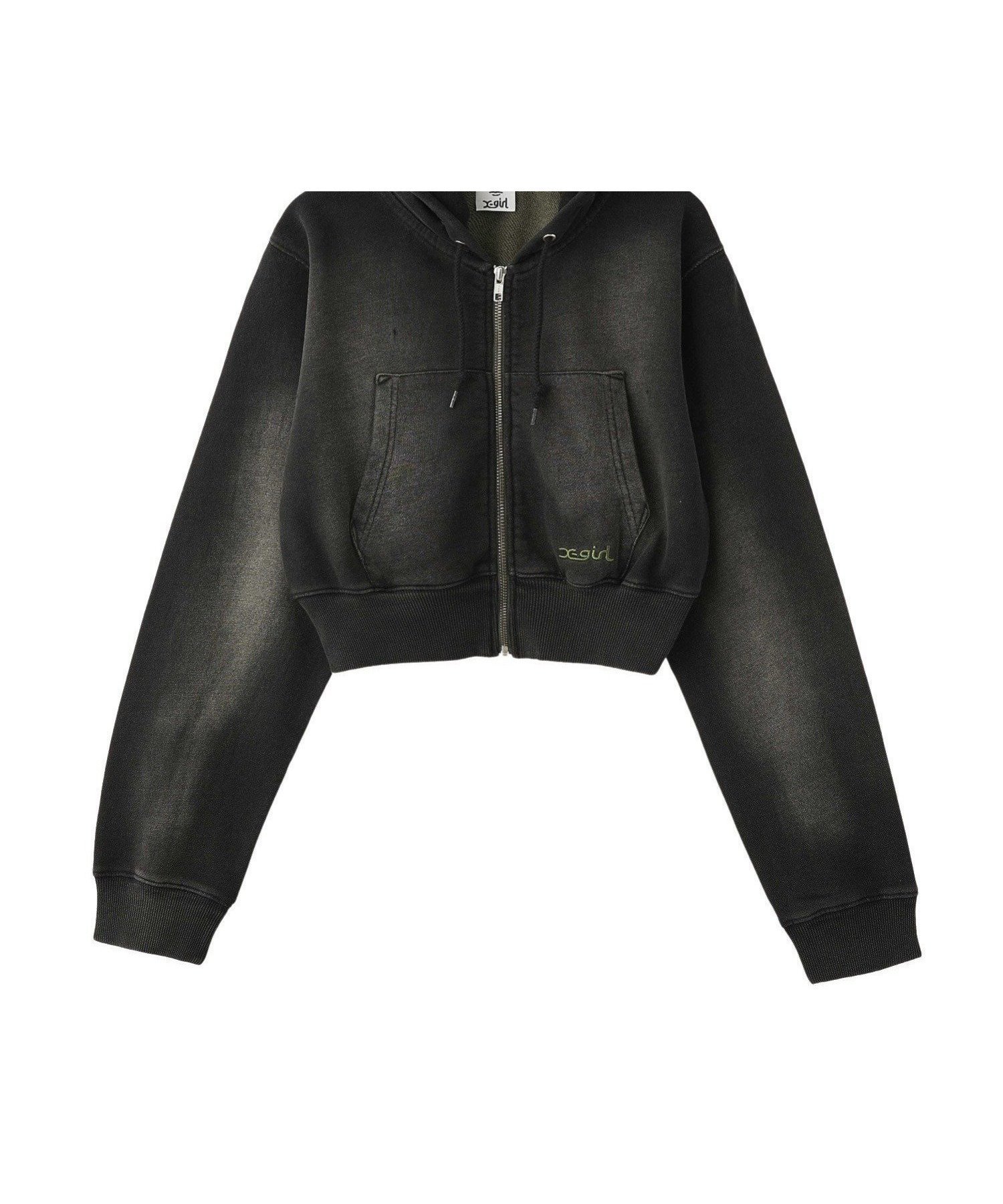 【エックスガール/X-girl】のFADED COMPACT L/S ZIP UP HOODIE X-girl 人気、トレンドファッション・服の通販 founy(ファニー) 　ファッション　Fashion　レディースファッション　WOMEN　おすすめ　Recommend　コンパクト　Compact　ショート　Short　スウェット　Sweat　セットアップ　Set Up　ポケット　Pocket　ロング　Long　ワンポイント　One Point　定番　Standard　長袖　Long Sleeve　 other-1|ID: prp329100004564875 ipo3291000000032282779