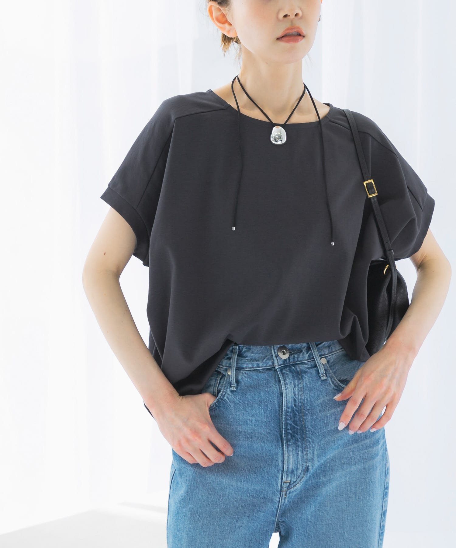 【アーバンリサーチ ロッソ/URBAN RESEARCH ROSSO】のUVカットドルマンスリーブプルオーバー インテリア・キッズ・メンズ・レディースファッション・服の通販 founy(ファニー) 　ファッション　Fashion　レディースファッション　Ladies' Fashion Online　トップス・カットソー　Tops/Tshirt　プルオーバー　Pullover　2025年　2025　2025春夏・S/S　Ss,Spring/Summer,2025　シンプル　Simple　夏　Summer　S/S・春夏　Ss・Spring/Summer　CHARCOAL|ID: prp329100004564916 ipo3291000000032641991