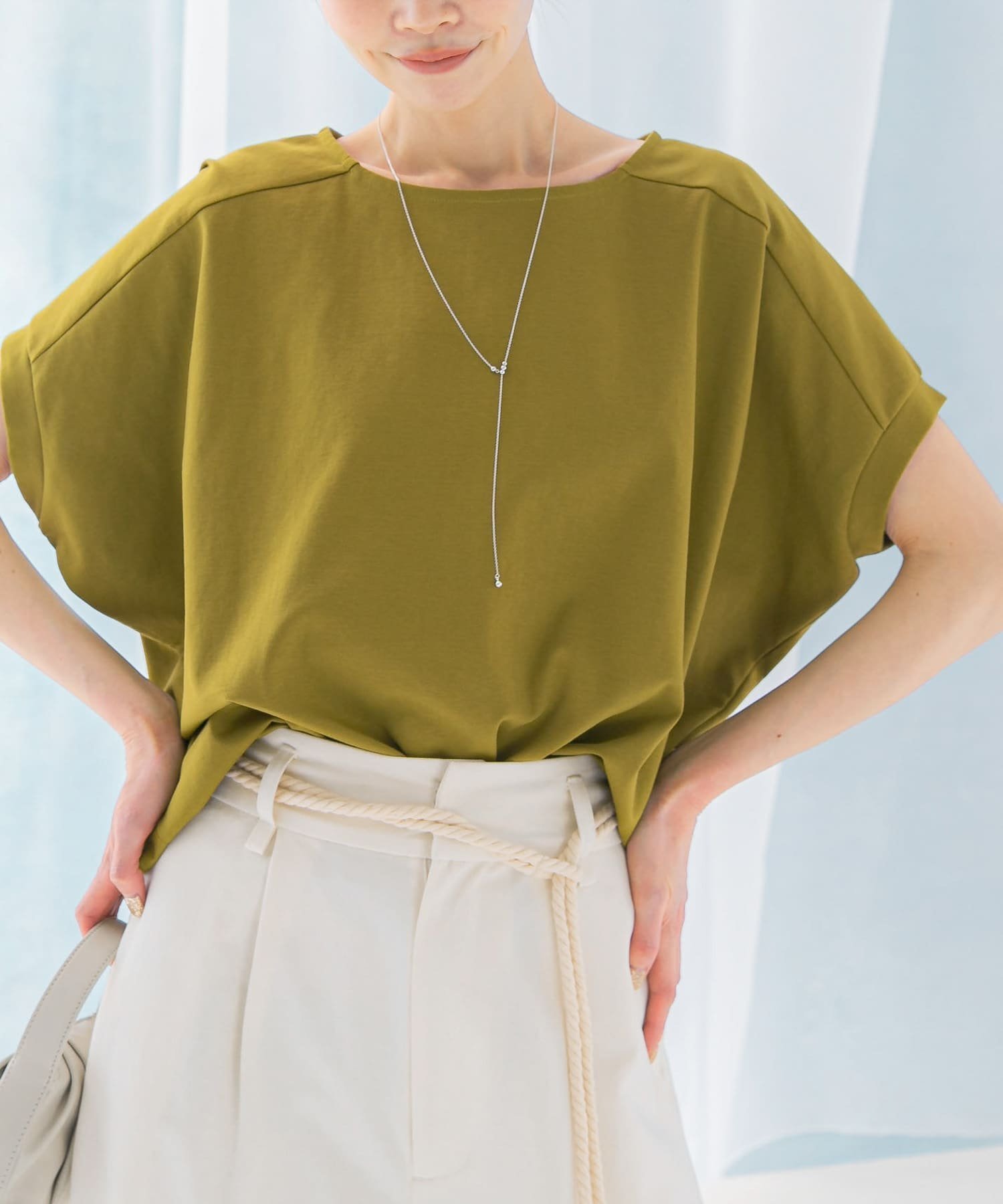 【アーバンリサーチ ロッソ/URBAN RESEARCH ROSSO】のUVカットドルマンスリーブプルオーバー インテリア・キッズ・メンズ・レディースファッション・服の通販 founy(ファニー) 　ファッション　Fashion　レディースファッション　Ladies' Fashion Online　トップス・カットソー　Tops/Tshirt　プルオーバー　Pullover　2025年　2025　2025春夏・S/S　Ss,Spring/Summer,2025　シンプル　Simple　夏　Summer　S/S・春夏　Ss・Spring/Summer　PISTACHIO|ID: prp329100004564916 ipo3291000000032641994