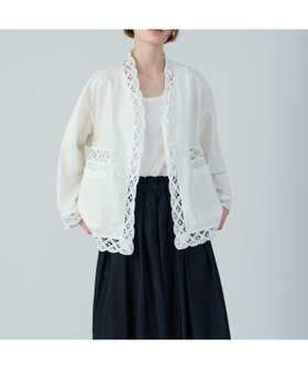 【ハウス オブ ロータス/HOUSE OF LOTUS】のリネンコットンブレンドレースジャケット 人気、トレンドファッション・服の通販 founy(ファニー) ファッション Fashion レディースファッション WOMEN アウター Coat Outerwear ジャケット Jackets 2025年 2025 2025春夏・S/S Ss,Spring/Summer,2025 おすすめ Recommend インナー Inner シンプル Simple ジャケット Jacket リネン Linen レース Race 夏 Summer S/S・春夏 Ss・Spring/Summer |ID:prp329100004564967