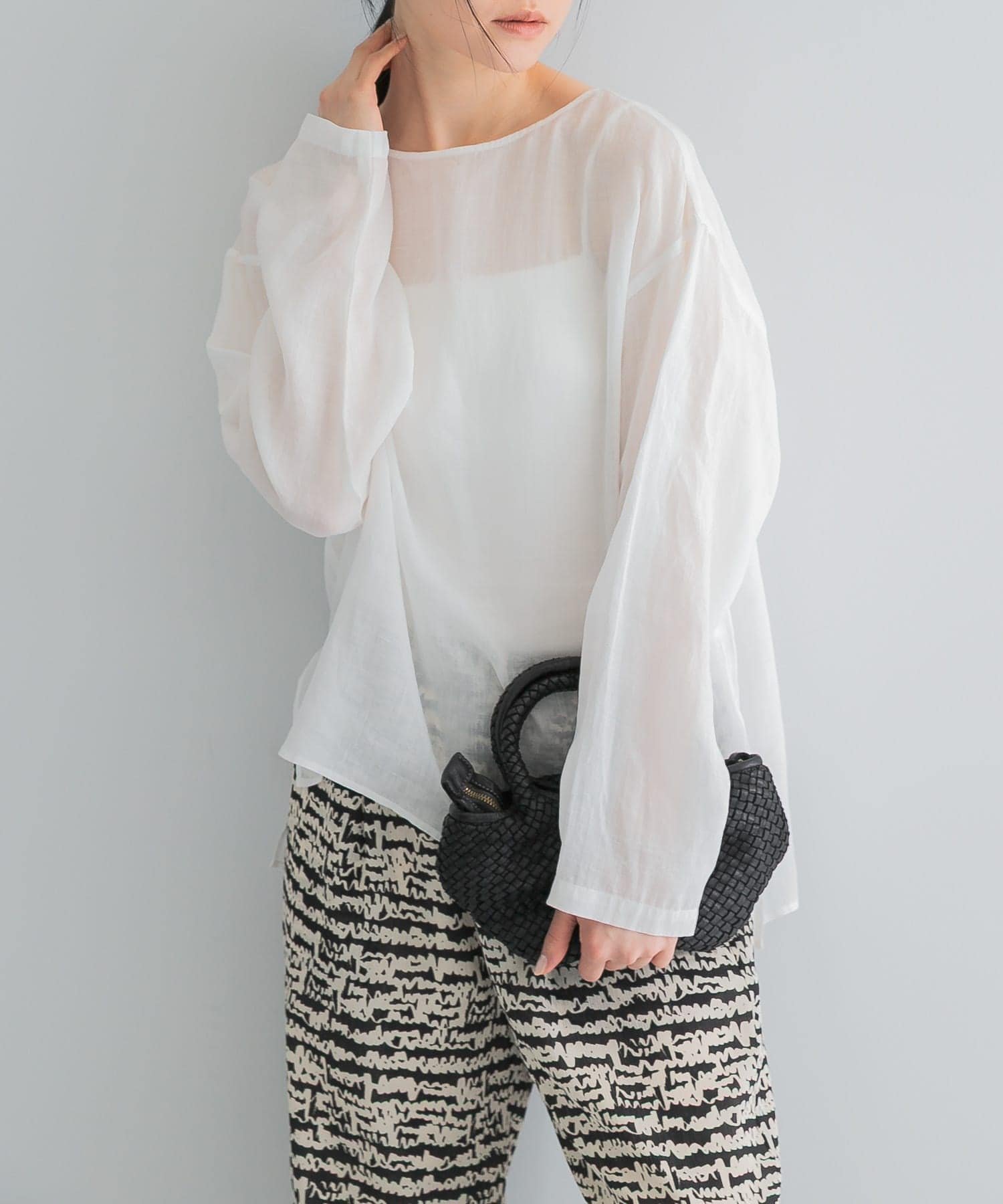 【アーバンリサーチ/URBAN RESEARCH】のラミーTブラウス インテリア・キッズ・メンズ・レディースファッション・服の通販 founy(ファニー) 　ファッション　Fashion　レディースファッション　Ladies' Fashion Online　トップス・カットソー　Tops/Tshirt　シャツ/ブラウス　Shirts/Blouses　2025年　2025　2025春夏・S/S　Ss,Spring/Summer,2025　おすすめ　Recommend　スタイリッシュ　Stylish　スラックス　Slacks　ベーシック　Basic　夏　Summer　S/S・春夏　Ss・Spring/Summer　OFF|ID: prp329100004564971 ipo3291000000032691480