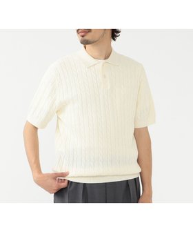 【ビームス/BEAMS / MEN】のケーブルニット ポロシャツ 25SS 人気、トレンドファッション・服の通販 founy(ファニー) ファッション Fashion メンズファッション Fashion for Men 2025年 2025 2025春夏・S/S Spring/Summer 2025 SS25 インナー Innerwear ジャケット Jacket, Outerwear パターン Pattern, Design Print ベーシック Basic, Essential ポロシャツ Polo Shirt, Collared Tee リネン Linen, Linen Fabric リラックス Relax, Relaxed Fit |ID:prp329100004565002