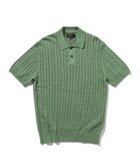 【ビームス/BEAMS / MEN】のケーブルニット ポロシャツ 25SS 人気、トレンドファッション・服の通販 founy(ファニー) ファッション Fashion メンズファッション Fashion for Men 2025年 2025 2025春夏・S/S Spring/Summer 2025 SS25 インナー Innerwear ジャケット Jacket, Outerwear パターン Pattern, Design Print ベーシック Basic, Essential ポロシャツ Polo Shirt, Collared Tee リネン Linen, Linen Fabric リラックス Relax, Relaxed Fit thumbnail GREEN|ID: prp329100004565002 ipo3291000000033162861