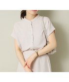 【その他のブランド/Other】の【UVケア/吸水速乾/洗濯機OK/冷感】麻調合繊タックブラウス ラク服シリーズ グレージュ|ID: prp329100004565040 ipo3291000000032283813
