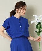 【その他のブランド/Other】の【UVケア/吸水速乾/洗濯機OK/冷感】麻調合繊タックブラウス ラク服シリーズ ブルー|ID: prp329100004565040 ipo3291000000032283816