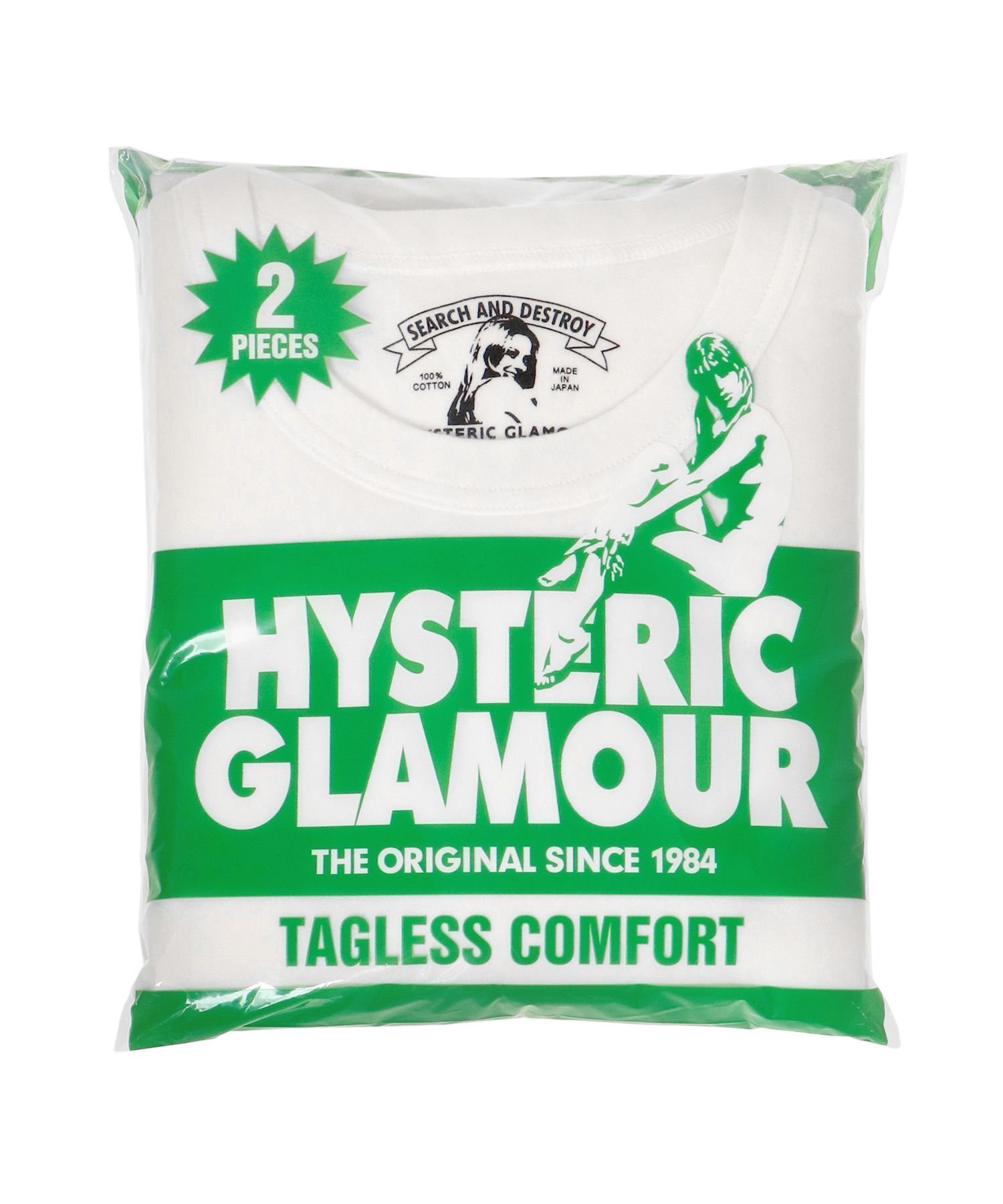 【ヒステリックグラマー/HYSTERIC GLAMOUR / MEN】のHYS SYMBOL 2PACS Tシャツ インテリア・キッズ・メンズ・レディースファッション・服の通販 founy(ファニー) 　ファッション　Fashion　メンズファッション　Fashion for Men　なめらか　Smooth, Silky Texture　シンプル　Simple, Minimal　プリント　Print, Printed Pattern　ポケット　Pocket, Pocket Detail　ワンポイント　One Point, Statement Accent　白|ID: prp329100004565049 ipo3291000000033495000