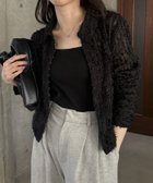【カプリシューレマージュ/CAPRICIEUX LEMAGE】のカットオフホックシャツ ブラック|ID: prp329100004565068 ipo3291000000032284010