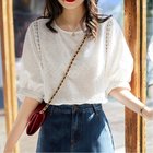 【ミニミニストア/miniministore】のレース花刺しゅう ブラウス レディース ホワイト|ID: prp329100004565074 ipo3291000000032284048