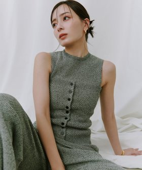 【アニュアンス/anuans】 リラックスニットビスチェ人気、トレンドファッション・服の通販 founy(ファニー) ファッション Fashion レディースファッション WOMEN トップス・カットソー Tops/Tshirt ニット Knit Tops ビスチェ Bustier おすすめ Recommend シンプル Simple トレンド Trend フィット Fit フロント Front 夏 Summer |ID:prp329100004565101