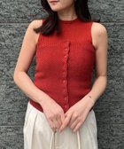 【アニュアンス/anuans】のリラックスニットビスチェ 人気、トレンドファッション・服の通販 founy(ファニー) ファッション Fashion レディースファッション WOMEN トップス・カットソー Tops/Tshirt ニット Knit Tops ビスチェ Bustier おすすめ Recommend シンプル Simple トレンド Trend フィット Fit フロント Front 夏 Summer thumbnail TERRACOTTA|ID: prp329100004565101 ipo3291000000032284282