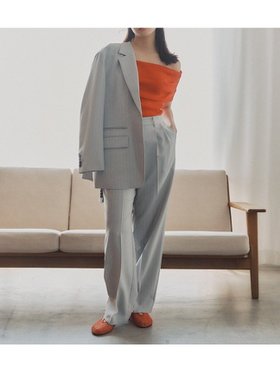 【ミラオーウェン/Mila Owen】の【セットアップ対応】UV CUTバックオープンテーラードジャケット 人気、トレンドファッション・服の通販 founy(ファニー) 雑誌掲載アイテム Magazine Picks & Fashion Features ファッション雑誌 Fashion Magazines ヴェリィ VERY ファッション Fashion レディースファッション Fashion for Women アウター Coat / Outerwear Collection レディースジャケット・軽アウター Jackets テーラードジャケット / 通勤・きれいめスタイル Tailored Jackets & Blazers 6月号 June Issue, Jun. Edition ジャケット Jacket, Outerwear ストライプ Stripe, Striped Pattern スマート Smart, Elegant スーツ Suit, Formalwear セットアップ Set-Up, Coordinated Outfit ダブル Double, Double-Breasted トレンド Trend, Trending Now フロント Front, Front Design ポケット Pocket, Pocket Detail エレガント 上品 Elegant 夏 Summer 雑誌 Magazine, Fashion Magazine |ID:prp329100004565104