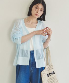 【ドゥ アルシーヴ/Doux archives】 ラメシアーカーディガン人気、トレンドファッション・服の通販 founy(ファニー) ファッション Fashion レディースファッション WOMEN トップス・カットソー Tops/Tshirt カーディガン Cardigans カーディガン Cardigan シアー Sheer ショルダー Shoulder スリット Slit トレンド Trend ドロップ Drop ベーシック Basic |ID:prp329100004565120
