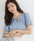 【プロポーション ボディドレッシング/PROPORTION BODY DRESSING】のタックパールバーブラウス 人気、トレンドファッション・服の通販 founy(ファニー) ファッション Fashion レディースファッション WOMEN トップス・カットソー Tops/Tshirt シャツ/ブラウス Shirts/Blouses スリーブ Sleeve ドレープ Drape パール Pearl フレア Flare ビジネス 仕事 通勤 Business thumbnail ブルー|ID: prp329100004565123 ipo3291000000032319123