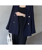 【ゼヴォン/Thevon】のGOLDボタンライトテーラードジャケット 人気、トレンドファッション・服の通販 founy(ファニー) ファッション Fashion レディースファッション WOMEN アウター Coat Outerwear ジャケット Jackets テーラードジャケット Tailored Jackets 2025年 2025 2025春夏・S/S Ss,Spring/Summer,2025 キャミ Cami ジャケット Jacket スラックス Slacks デニム Denim リラックス Relax エレガント 上品 Elegant 夏 Summer 春 Spring S/S・春夏 Ss・Spring/Summer thumbnail ネイビー|ID: prp329100004565126 ipo3291000000032368090